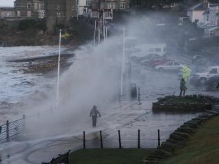 Stormy sea