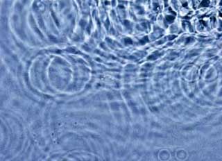 Photograph of ripples on water